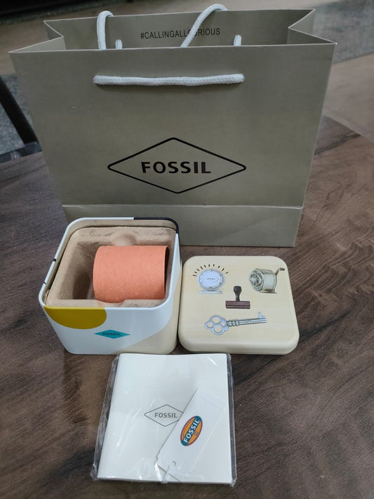 Fossil Bronson Me 3218 Automatic Full White