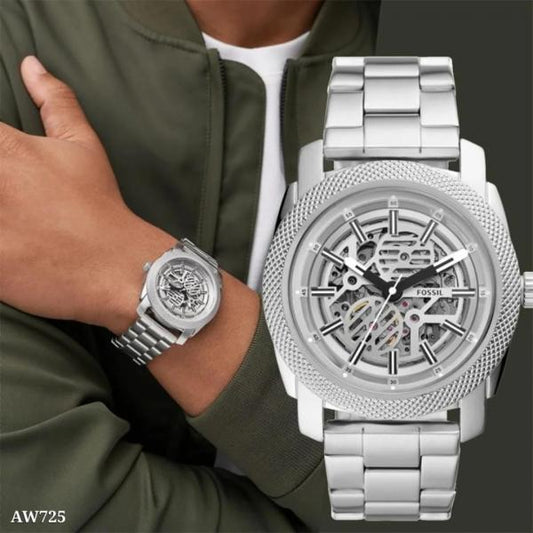 Fossil Bronson Me 3218 Automatic Full White