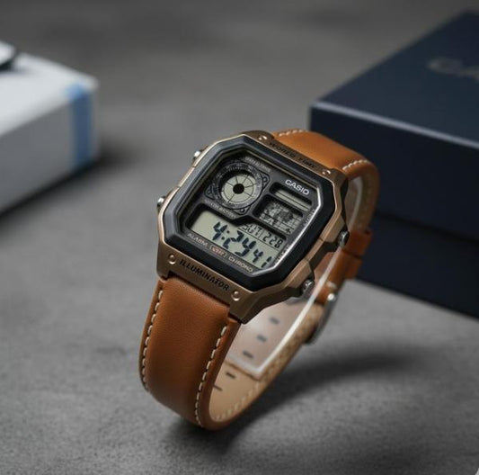 Casio AE-1200 Illuminator Light Brown